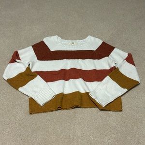 Pique Striped Sweater